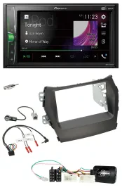 Pioneer 2DIN Lenkrad DAB USB Bluetooth Autoradio für Hyundai Santa Fe ab 2012 oh