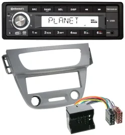 Continental USB 1DIN AUX DAB MP3 Autoradio für Renault Megane 3 Quadlock 09-14 g