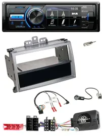 JVC Bluetooth Lenkrad USB DAB Autoradio für Hyundai i20 ISO 2009-2011 silber