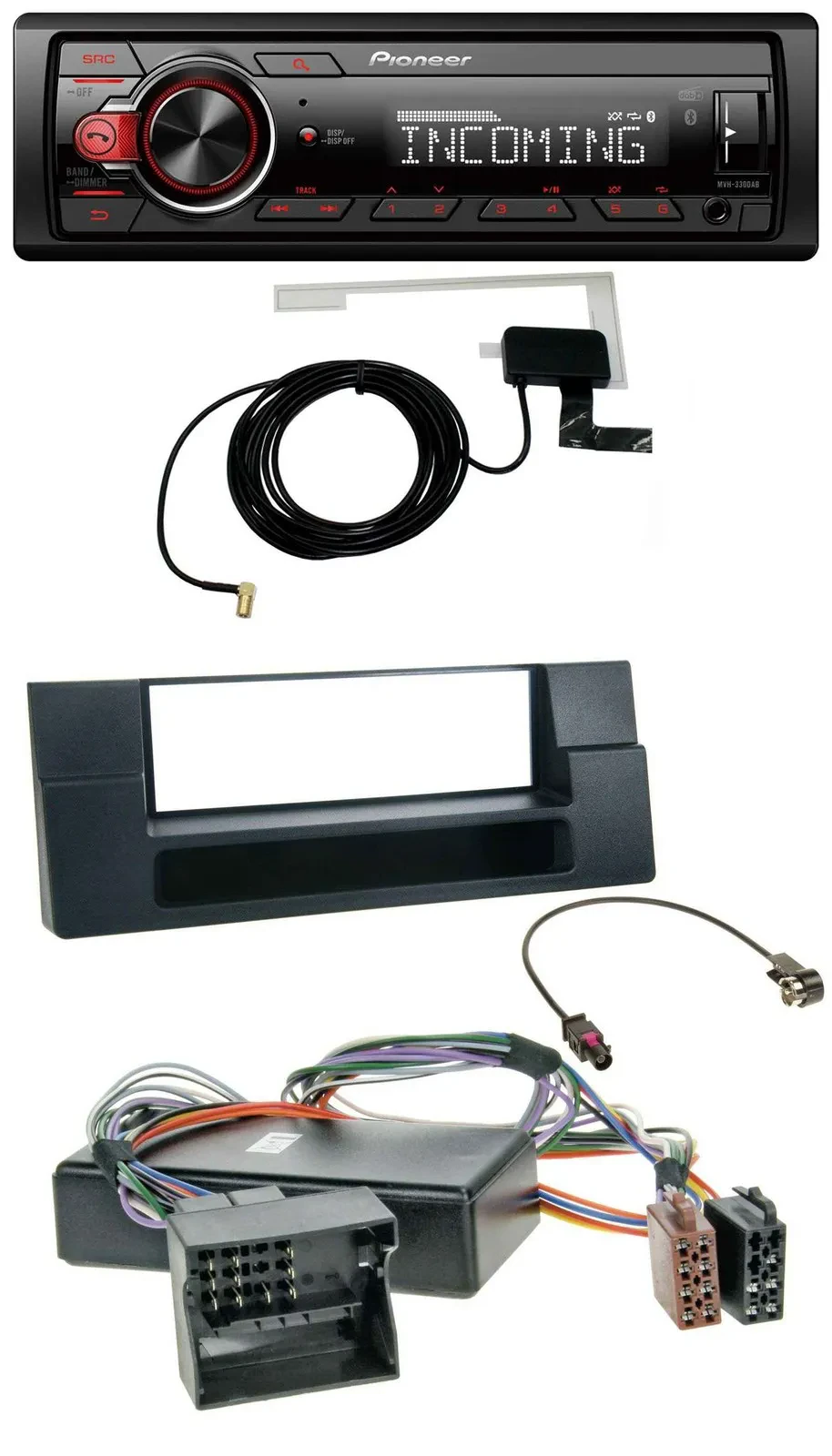 Автомагнитола Pioneer USB MP3 DAB Bluetooth для BMW X5 E53 и 5 Series E39