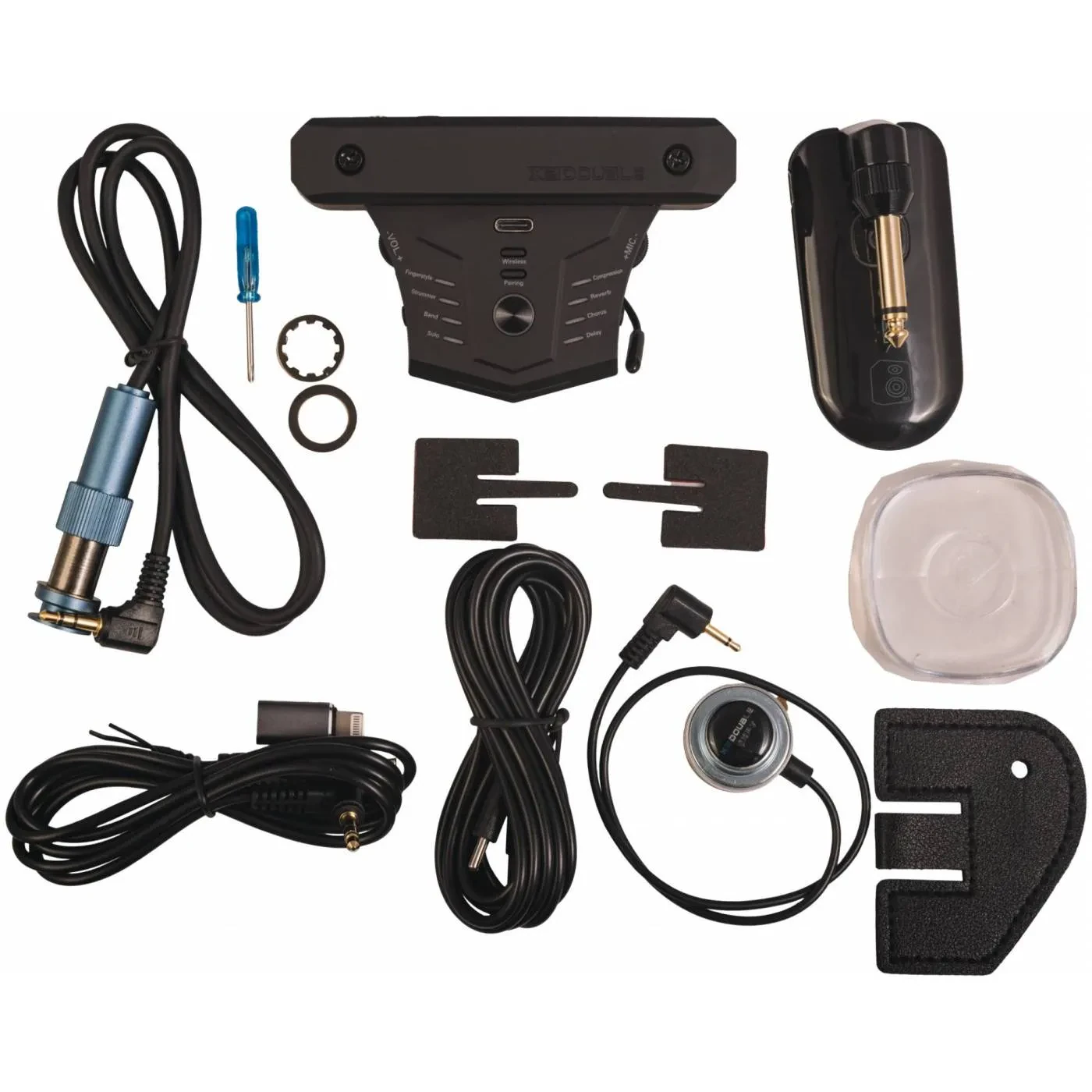 Трансакустический звукосниматель для акустической гитары X2 DOUBLE G0 PRO