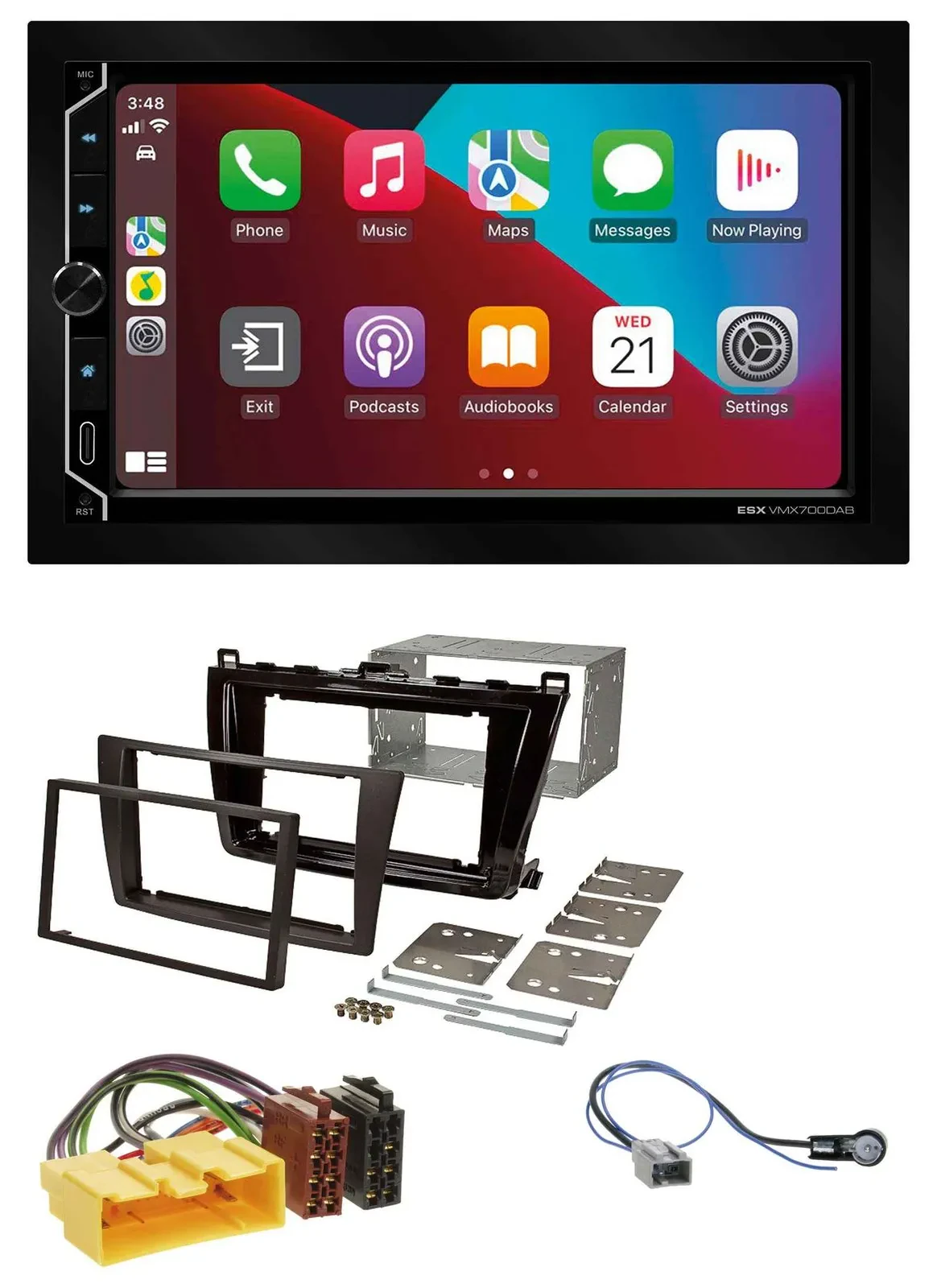 ESX 2DIN DAB USB MP3 Bluetooth Autoradio für Mazda 6 (208-2012)