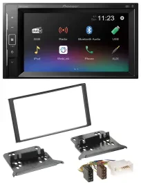 Pioneer DAB MP3 2DIN Bluetooth USB Autoradio für Kia Sorento BL 2006-2009