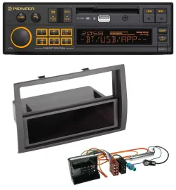Pioneer DAB MP3 USB Bluetooth Autoradio für Citroen Jumper 2006-2011 Quadlock