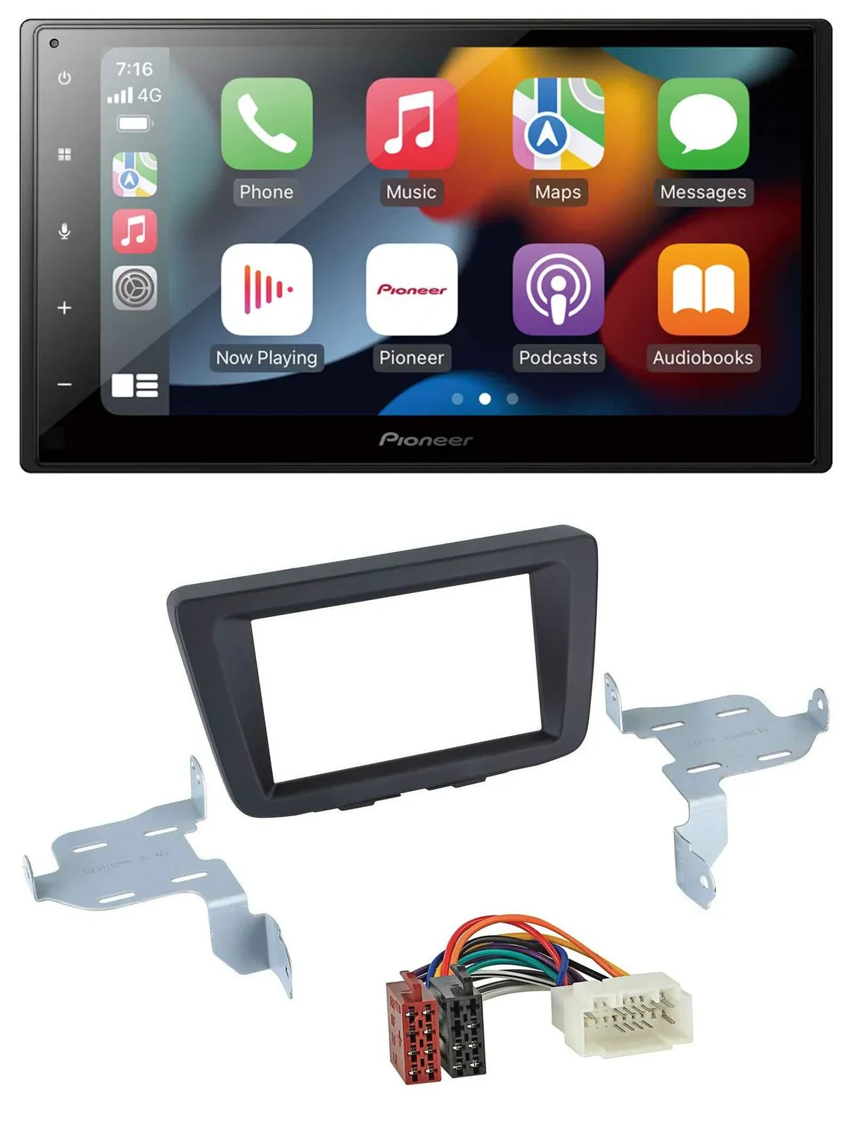 Автомагнитола Pioneer 2-DIN, DAB, Bluetooth, USB, MP3 для Suzuki Baleno EW (с 2016)