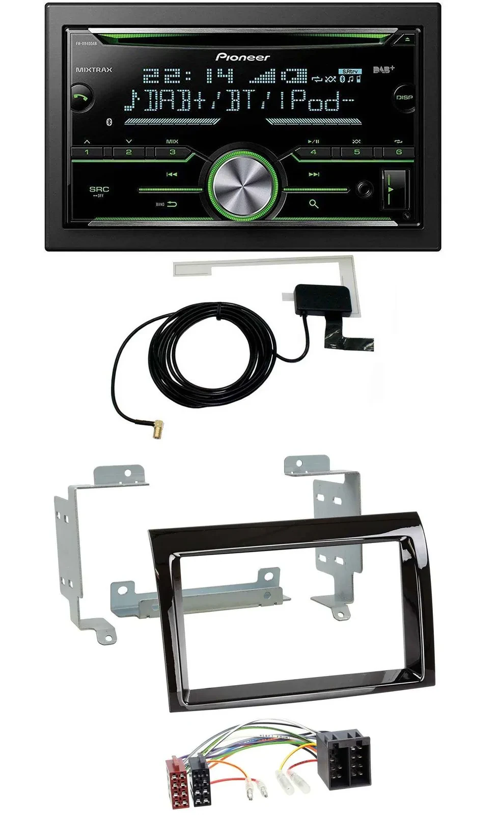 Pioneer CD USB MP3 Bluetooth 2DIN DAB Autoradio für Fiat Ducato 2006-2011 Citroe