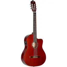 Классическая гитара с подключением Ortega Family RCE125MMSN Thinline Mahogany Natural