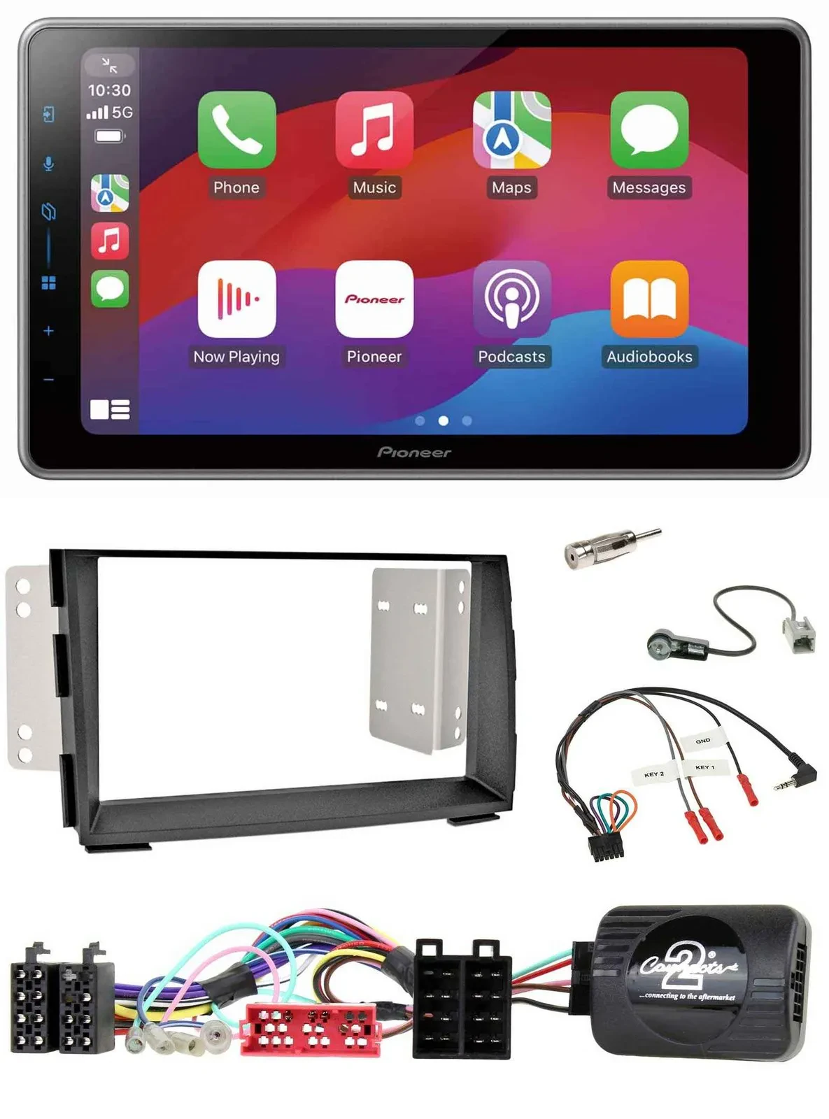 Pioneer Lenkrad USB DAB Bluetooth 2DIN Autoradio für Kia Venga 2010-2019