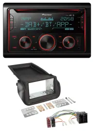 Pioneer 2DIN DAB MP3 Bluetooth USB CD Autoradio für Citroen Nemo Fiat Fiorino Pe