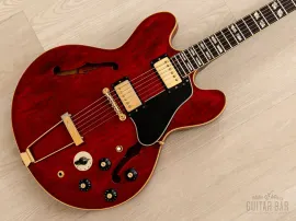 1969 Gibson ES-345 TDC Vintage Semi-Hollow Guitar Cherry, Collector-Grade, Case