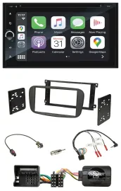Blaupunkt USB DAB Bluetooth 2DIN TMC Lenkrad Navigation für Ford Galaxy Focus C-