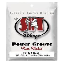 Струны для электрогитары SIT Strings PN1046 Power Groove Pure Nickel 10-46
