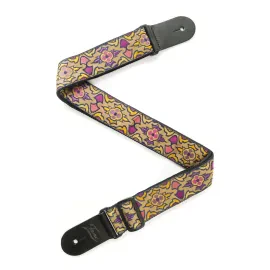 Fame Weave Series Gitarrengurt, 50mm Breite, 150cm Länge, Multicolor, Nylon