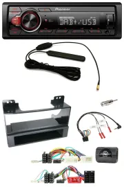 Автомагнитола для Kia Carnival II (VQ) 2006–2011 Pioneer 1 DIN, DAB, USB, поддержка управления на руле