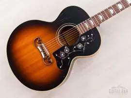 Б/У акустическая гитара Gibson J-200 Junior Jumbo Vintage Sunburst с кейсом