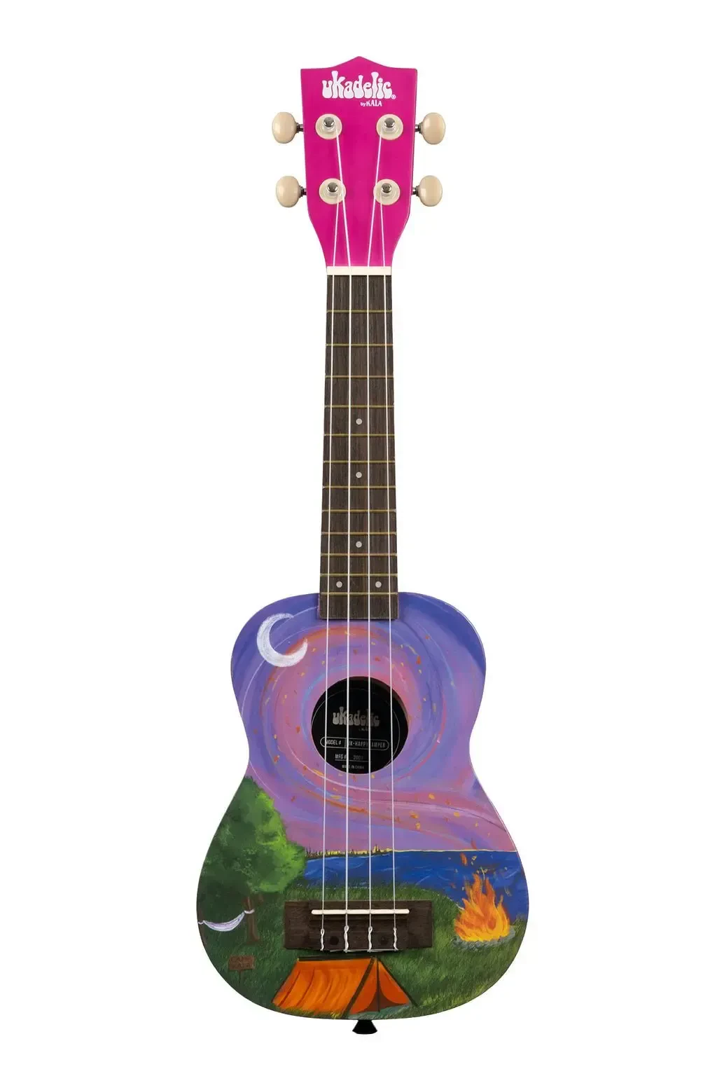 Укулеле Kala Ukadelic Soprano Ukulele Happy Camper