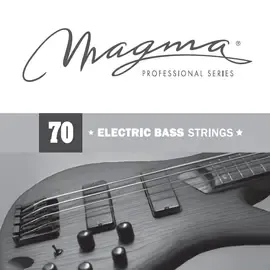 Струна одиночная для бас-гитары 70 Magma Strings BS070N Nickel Plated Steel 070