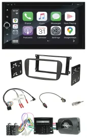 Blaupunkt DAB USB Bluetooth Lenkrad 2DIN TMC Navigation für Ford Focus C-Max Gal