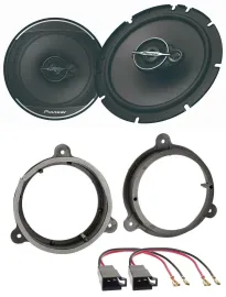 Pioneer 16,5cm 3-Wege 320Watt Lautsprecher für Renault Captur Laguna Fronttür He