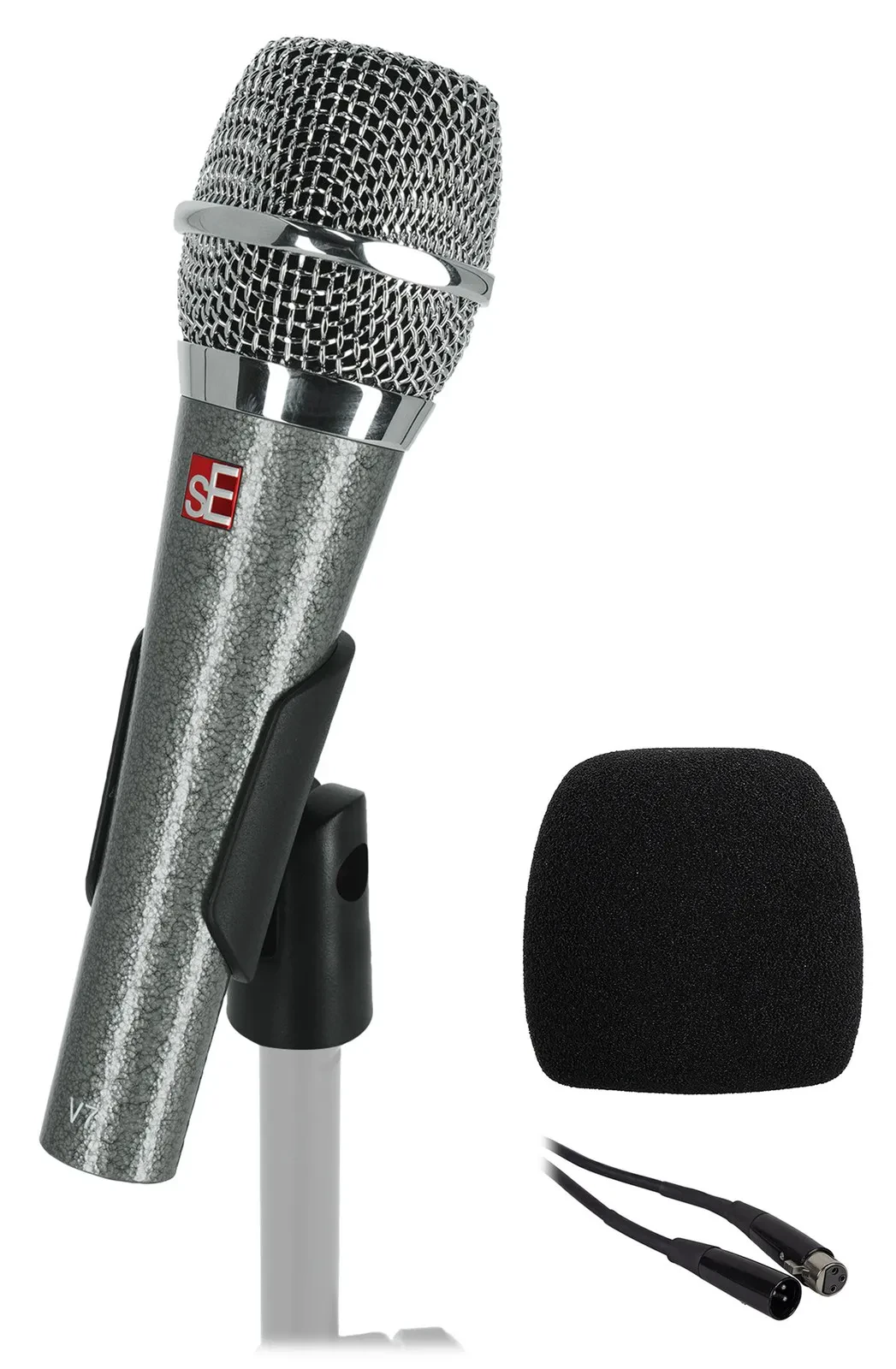 Микрофон sE Electronics V7 VE Vintage Edition, динамический, суперкардиоидный, с ветрозащитой