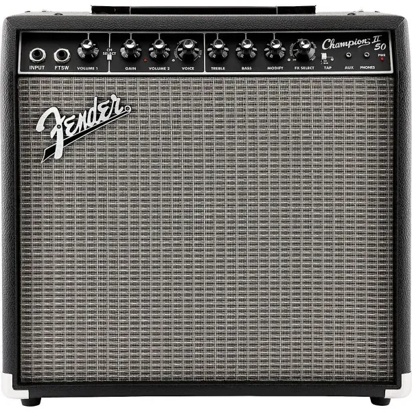 Комбоусилитель для электрогитары Fender Champion II 50 Black 50W 1x12