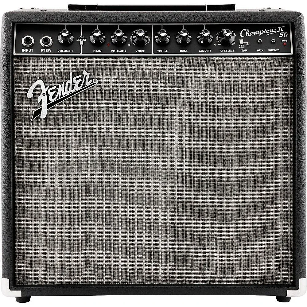 Комбоусилитель для электрогитары Fender Champion II 50 Black 50W 1x12