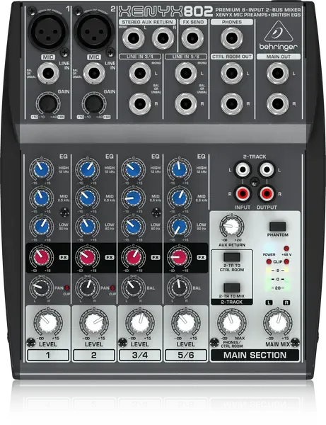 Аналоговый микшер Behringer Xenyx 802
