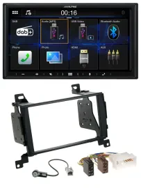Alpine Bluetooth 2DIN MP3 DAB USB Autoradio für Hyundai Santa Fe 2007-2012