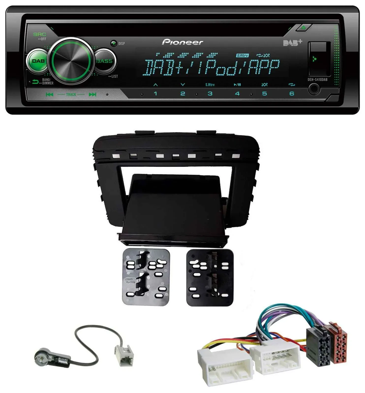 Автомагнитола для Kia Sorento (UM, с 03/2015) Pioneer USB, MP3, DAB, AUX, CD