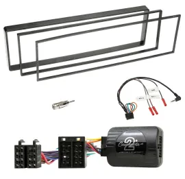 Einbauset Lenkradadapter DIN Autoradio für Peugeot 307 01-09 1007 05-09