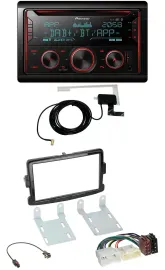 Pioneer 2DIN MP3 DAB USB CD Bluetooth Autoradio für Dacia Dokker Logan Duster Lo