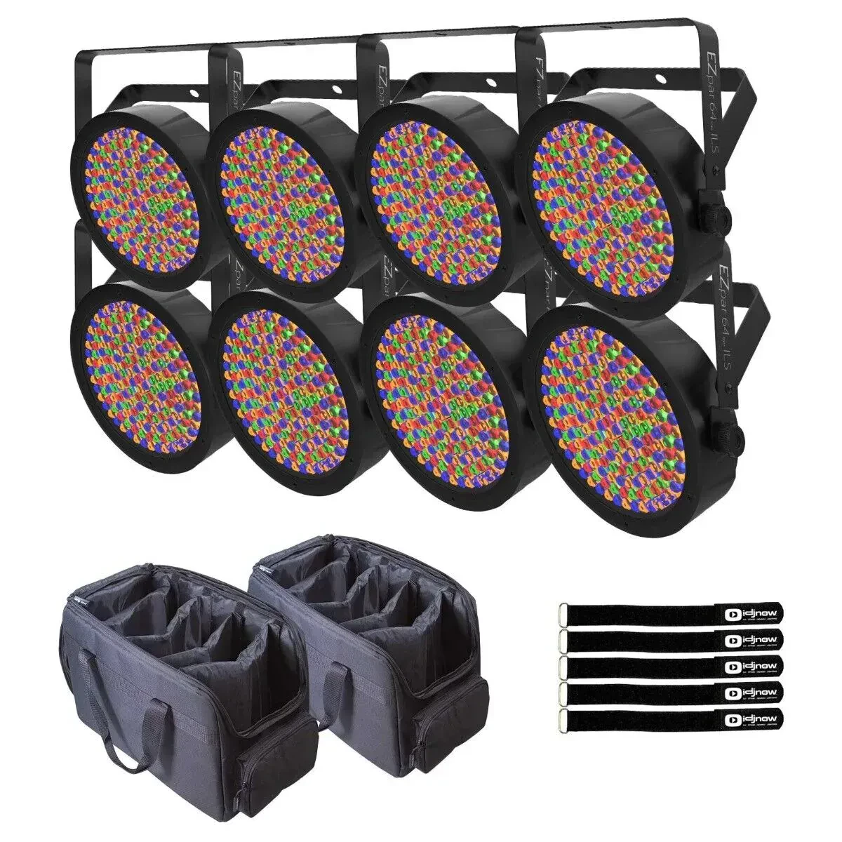 Светодиодный прибор Chauvet DJ EZpar 64 RGBA ILS с аксессуарами (8 штук)
