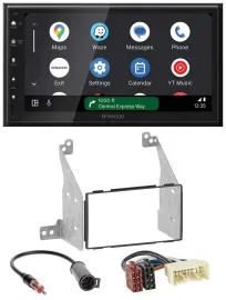 Kenwood DAB Bluetooth USB MP3 2DIN Autoradio für Nissan Pathfinder 04-07