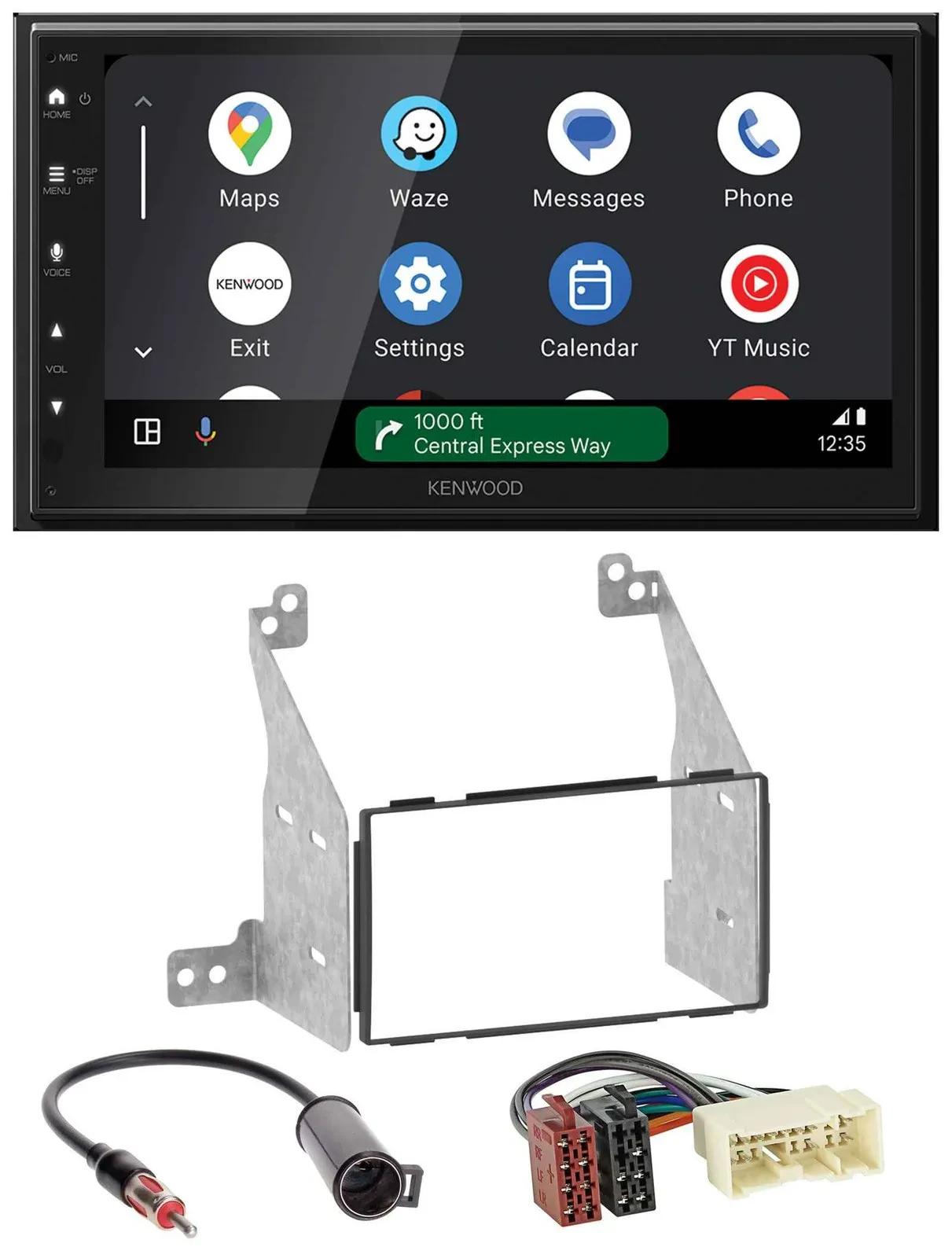 Kenwood DAB Bluetooth USB MP3 2DIN Autoradio für Nissan Pathfinder 04-07