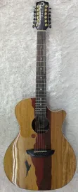Luna Guitars Luna Vista Eagle 12 String  Tropical Wood Acoustic Electric Guitar w/Hard Case