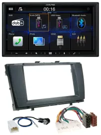 Alpine Bluetooth 2DIN MP3 DAB USB Autoradio für Toyota Avensis 2009-2015