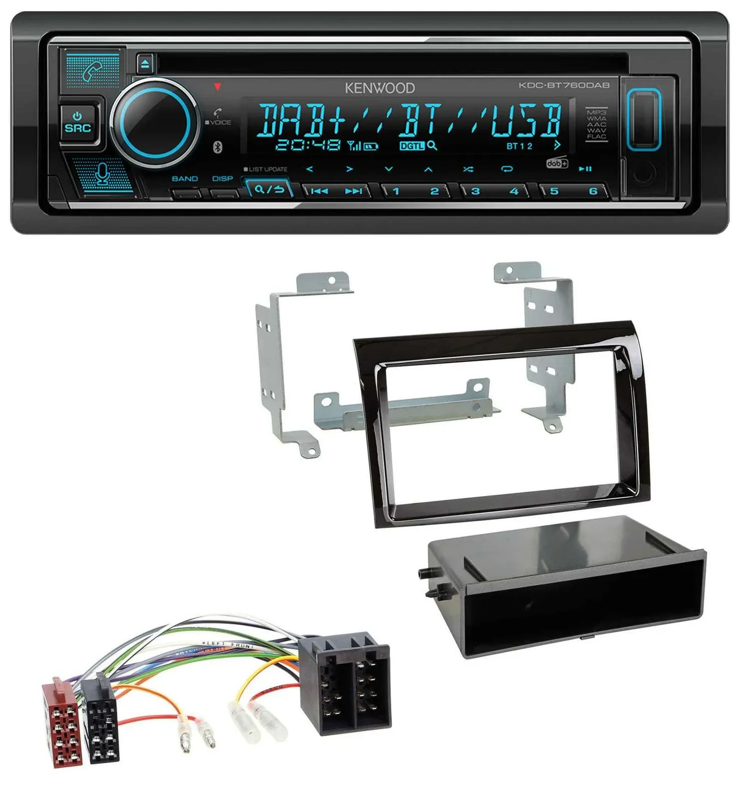 Kenwood MP3 Bluetooth DAB USB CD Autoradio für Fiat Ducato Citroen Jumper 06-11