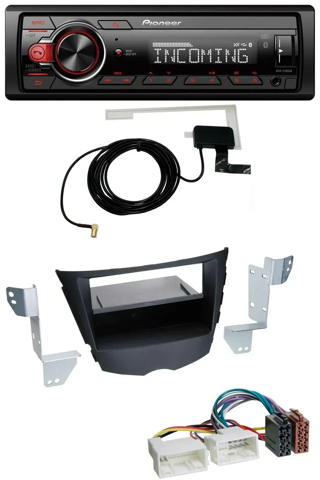 Автомагнитола Pioneer USB, MP3, DAB, Bluetooth для Hyundai Veloster (с 2011)