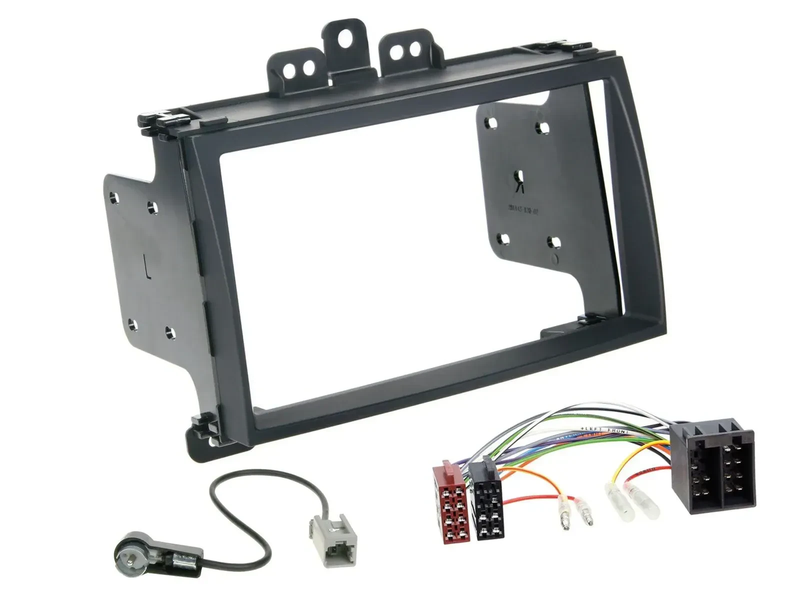 Einbauset Doppel DIN Autoradio für Hyundai i20 09-12 schwarz