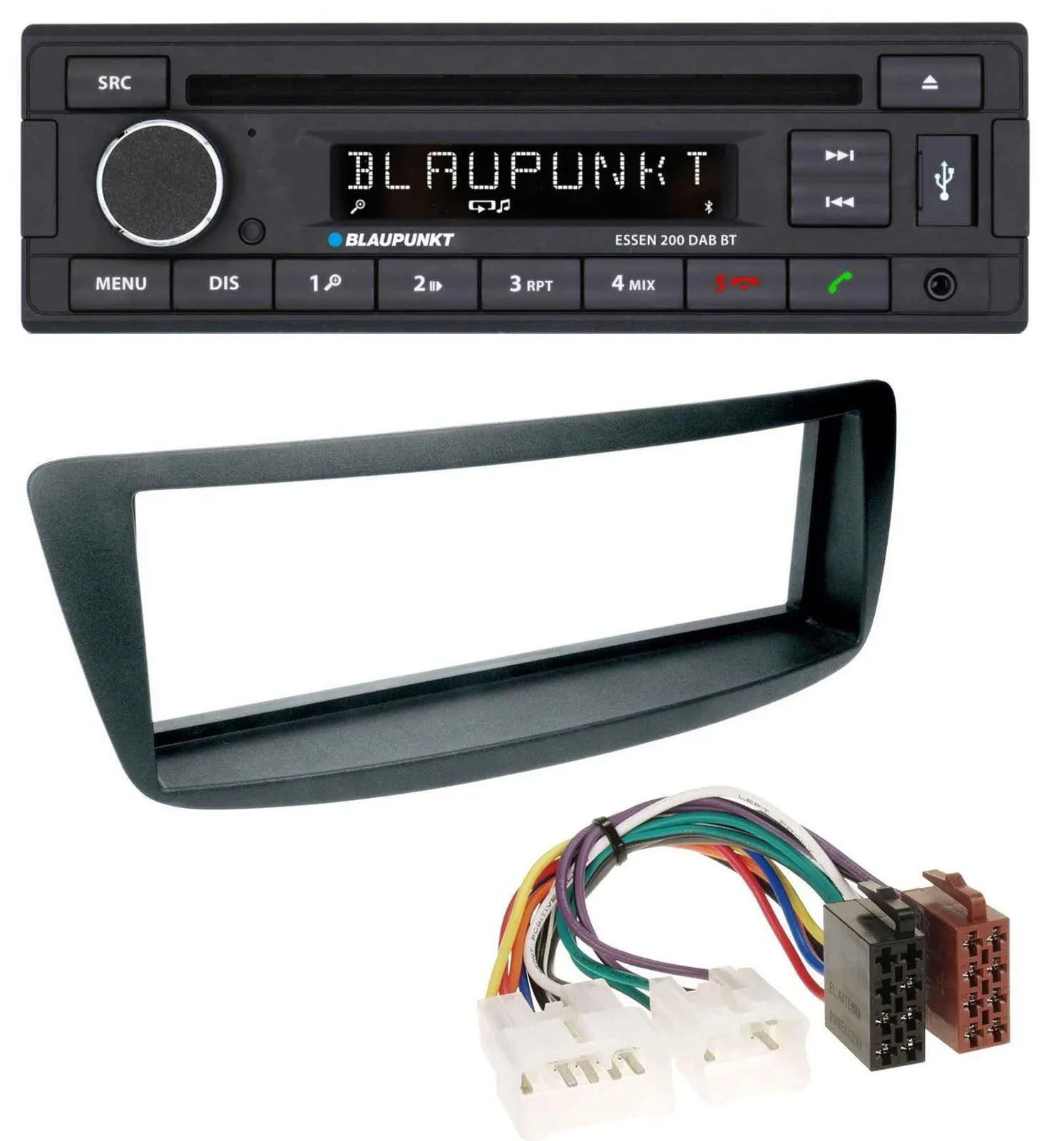 Blaupunkt USB MP3 Bluetooth DAB CD Autoradio für Toyota Aygo (AB1, 05-14)
