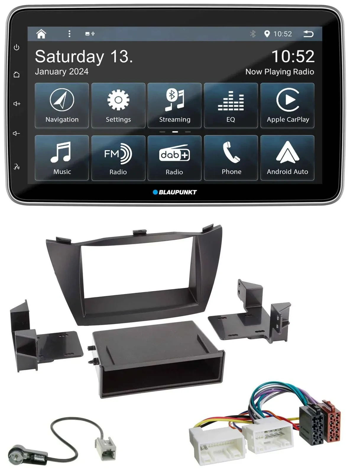 Blaupunkt USB DAB SD MP3 Bluetooth Autoradio für Hyundai ix35 (LM, 2010-2013)