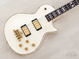 Б/У Бас-гитара Greco LGB-90 LP Custom 34", перламутрово-белый, 2002, Япония (Fujigen)