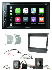 Автомагнитола для Porsche Panamera Pioneer 2DIN, DVD, USB, Bluetooth, DAB, поддержка управления на руле