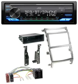 JVC Bluetooth DAB USB MP3 Autoradio für Hyundai ix55 (2009-2012) silber