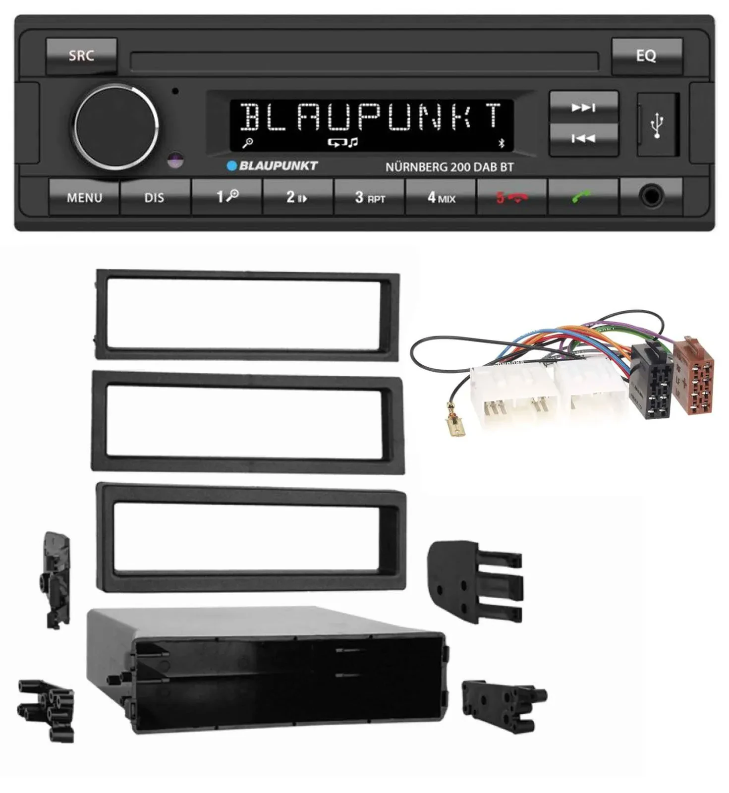 Автомагнитола для Mazda 929 (1973–1995) Blaupunkt USB, DAB, MP3, Bluetooth