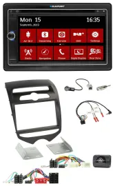 Blaupunkt 2DIN USB DAB Lenkrad Bluetooth TMC Navigation für Hyundai ix20 ab 2010