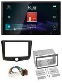 JVC USB Bluetooth 2DIN DAB MP3 Autoradio für Toyota Yaris (1999-2003)
