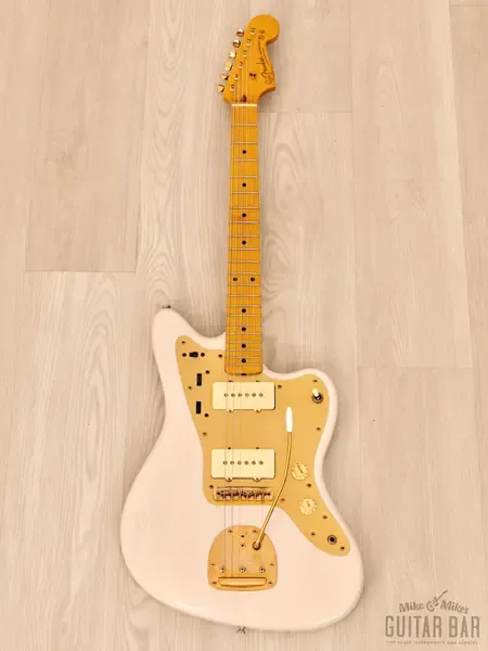 Электрогитара Fender Jazzmaster '58 Vintage Reissue FSR Gold Guard JM66G Blonde Japan 2012