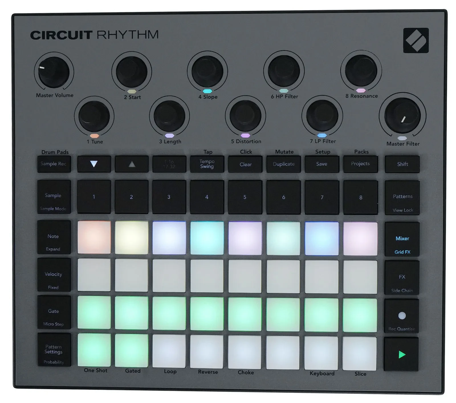 Novation Circuit Rhythm Beatmaking Sampler Groovebox/Drum Machine/Sequencer
