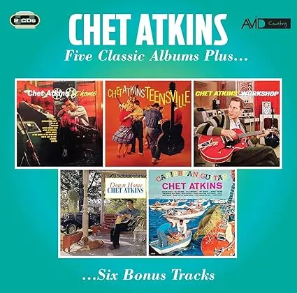 CHET ATKINS - At Home/ Teensville/ Workshop/ Down Home/ Caribbean Guitar (2CD)